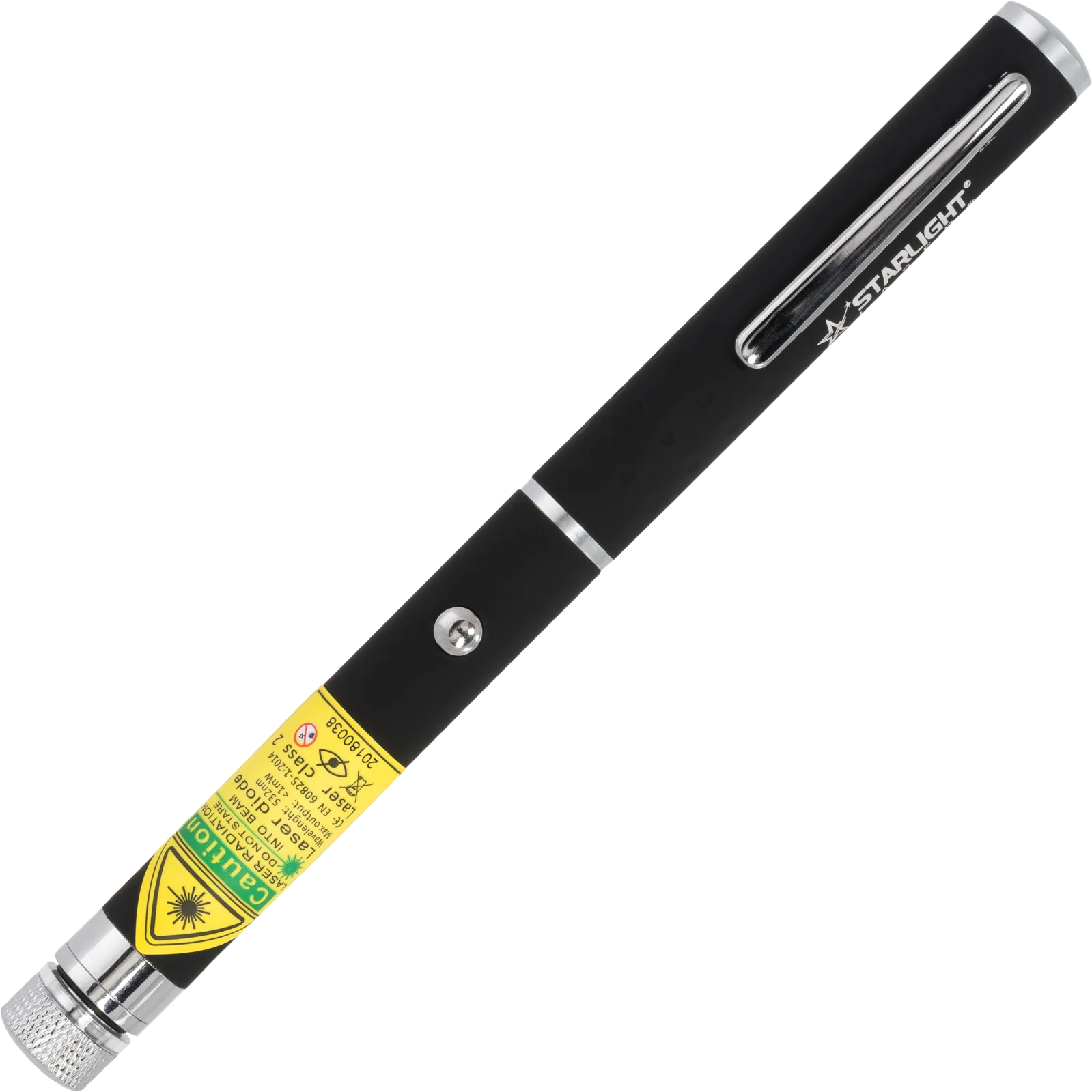 X2 green laser pen with pattern cap for shapes and figures