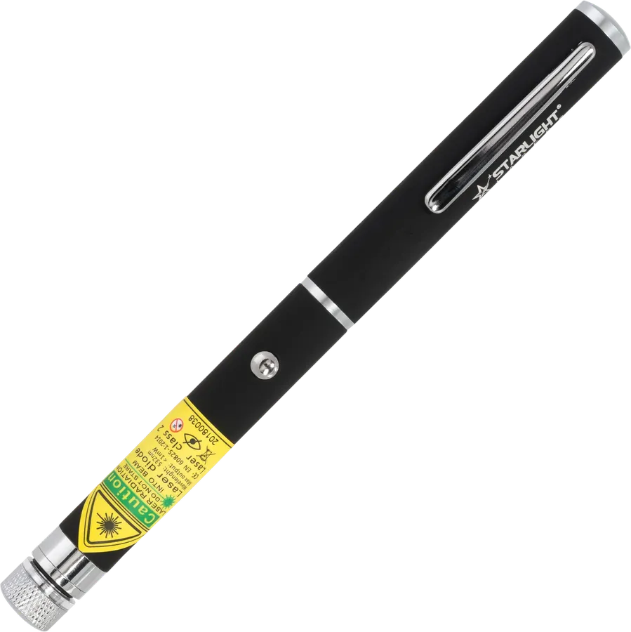 X2 green laser pen with pattern cap for shapes and figures