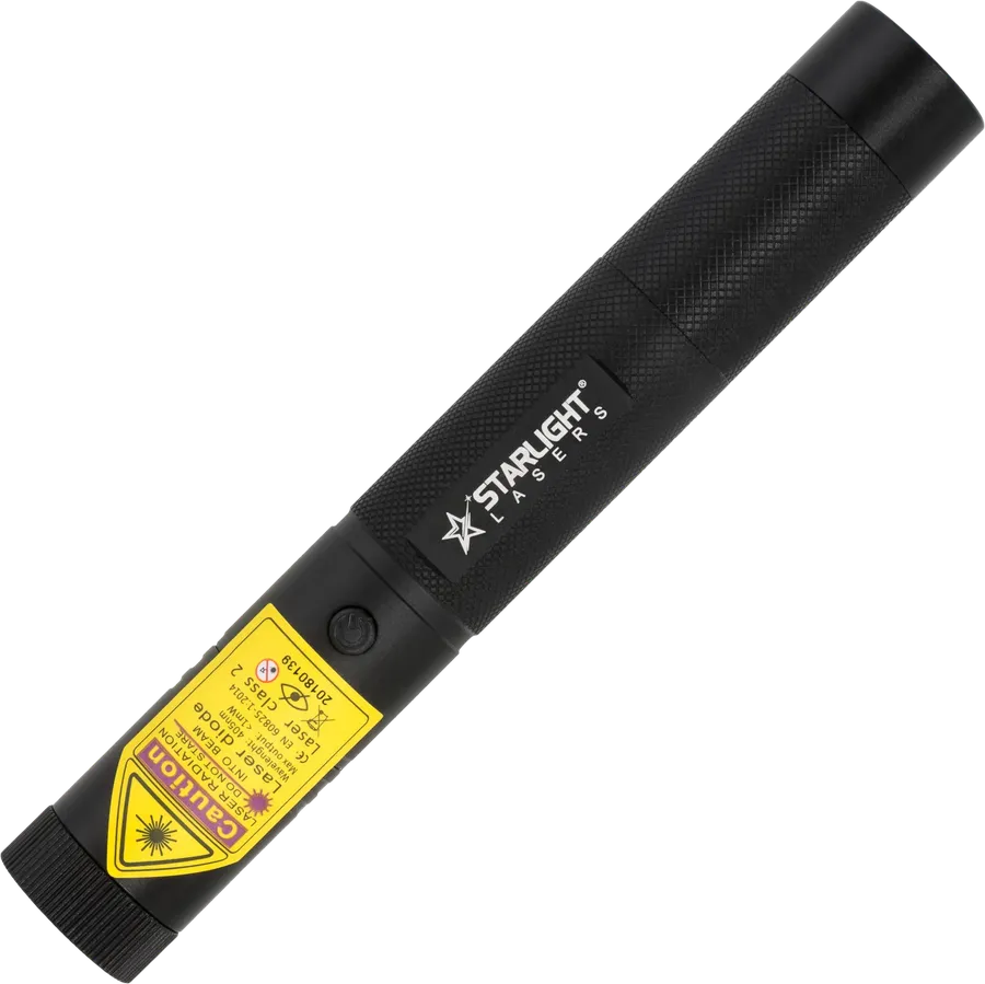 V1 Pro rechargeable violet 405 nm laser pointer in aluminium