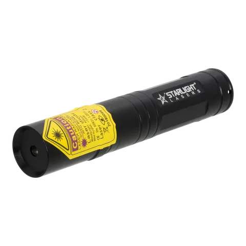 Compact violet laser pointer V2 Pro seen from the side